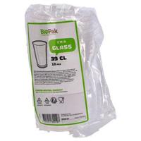 Duni PLA-Bioplastic Bekers 39 cl 10 Stuks Transparant - thumbnail