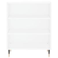 Dressoir 57x35x70 cm bewerkt hout wit - thumbnail