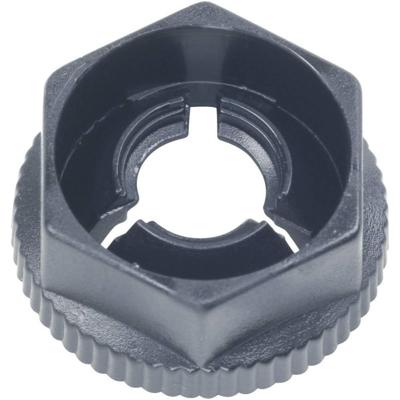 PB Fastener KN50 Steekmoer Plaatdikte (max.) 2 mm Polyamide Zwart 1 stuk(s)