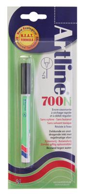 Permanent marker Artline 700N zwart, op blister Permanent marker Artline 700N zwart, op blister