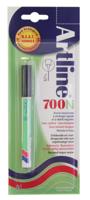 Permanent marker Artline 700N zwart, op blister - thumbnail