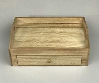 Theedoos met zeven vakken van hout, bruin (B/H/D) 30x11x20 cm - thumbnail