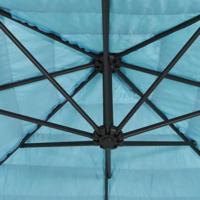 Parasol met stalen paal 248x248x248 cm blauw - thumbnail