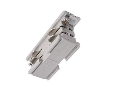 Deko Light 710016 D Line elektrischer Verbinder 230V-railsysteemcomponenten Stroomrail 3-fasig Grijs