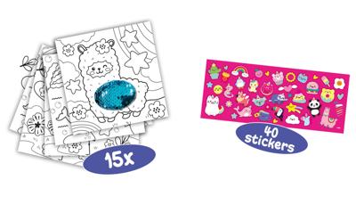 SES Creative Magic pailletten kleurboek