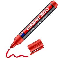 Edding 300 Marker, lijndikte 1,5-3 mm, rood, 1 stuk - thumbnail
