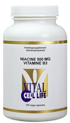 Vitamine B3 niacine 500mg 100 Capsules