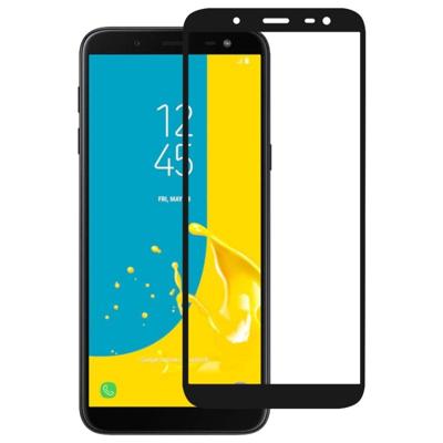Volledige lijm volledige cover Screen Protector gehard glas film voor Galaxy J6 (2018)