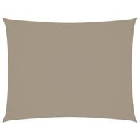 Zonnescherm rechthoekig 3x6 m oxford stof taupe - thumbnail