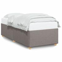 Bedframe zonder matras 90x190 cm stof taupe - thumbnail
