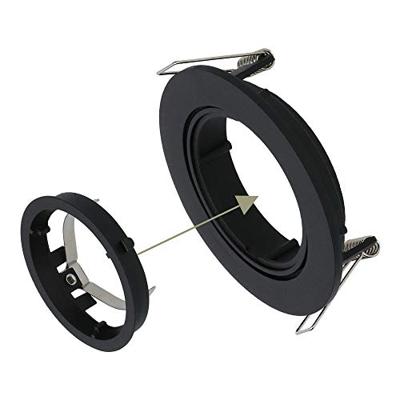 Set van 3 Oslo LED inbouwspots - 4 Watt 345 lumen - 2700K Warm wit - GU10 - Dimbaar - Rond - Kantelbaar - IP20 voor binnen - Zwart Set van 3 Oslo LED inbouwspots - 4 Watt 345 lumen - 2700K Warm wit - GU10 - Dimbaar - Rond - Kantelbaar - IP20 voor binnen - Zwart