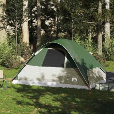 VidaXL Koepeltent 6-persoons waterdicht groen VidaXL Koepeltent 6-persoons waterdicht groen