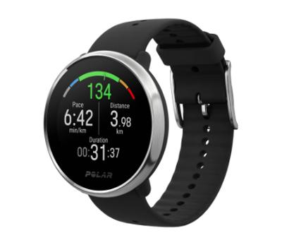 Polar IGNITE LCD Zwart, Roestvrijstaal GPS