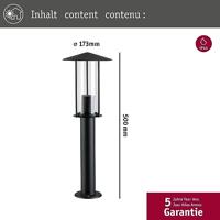 Paulmann 94737 Classic 2200K Poller Staande tuinlamp LED E27 4.3 W Zwart - thumbnail