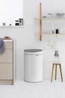 Brabantia Touchbin afvalbak 40L wit - thumbnail