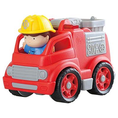 Playgo werkvoertuigen met figuren speelset - 6dlg.