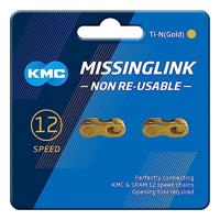 KMC 12NR Ti-N Kettingschakel 12-speed 2 stuks - Goud - thumbnail
