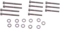 TNT Motorkap schroevenset screw set engine cover peugeot 50 chrome - thumbnail