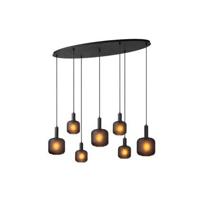 Lucide ELOISE - Hanglamp - 7xE27 - Zwart - thumbnail