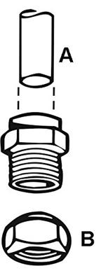 Cornat Cu-Soldeer Verloopn. 15X1/2M (10St) - T5643G1512