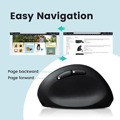 Perixx PERIMICE-819 Ergonomische muis Bluetooth, Radiografisch Optisch Zwart Oplaadbaar Perixx PERIMICE-819 Ergonomische muis Bluetooth, Radiografisch Optisch Zwart Oplaadbaar
