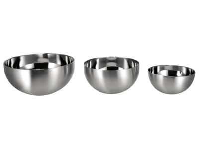 SILVERCREST Set van 3 RVS schalen