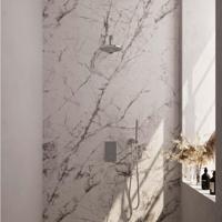 Thermostatische Inbouwdoucheset Brauer Carving Rechthoekige Afdekplaat Chroom (Alle Opties) - thumbnail