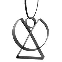 Stelton Figura Ornament Eengel small soft zwart - thumbnail