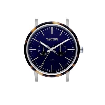 Horloge Uniseks Watx & Colors WXCA2739 Zilverkleurig (Ø 44 mm)