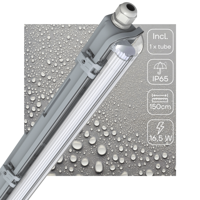 LED TL 20.5W 156 cm 3100 lumen magazijn armatuur 4000K IP65 waterdicht DHZ - thumbnail