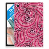Samsung Galaxy Tab A8 2021/2022 Tablethoes Swirl Pink - thumbnail