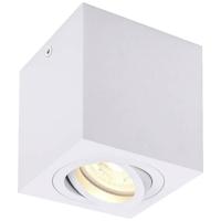 SLV Vierkante downlightTriledo GU10 8,5cm wit - 1002015 - thumbnail