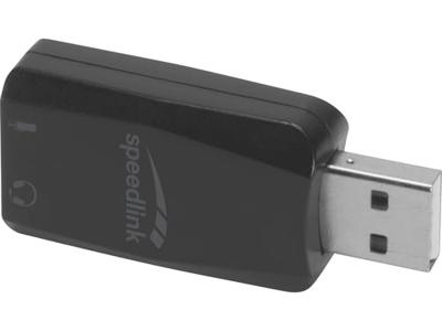 SpeedLink Vigo Microfoonontvanger Hoofdtelefoon (3.5 mm jackplug), Microfoon (3.5 mm jackplug) Zwart