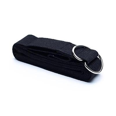 Yoga Riem D-ring Zwart Katoen - 250 x 4 cm Yoga Riem D-ring Zwart Katoen - 250 x 4 cm