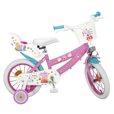 Kinderfiets Peppa Pig 14" Roze
