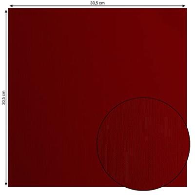 Florence • cardstock papier 216g textuur 30,5x30,5cm ruby 20x