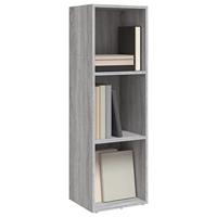 Boekenkast/tv-meubel 36x30x114 cm hout grijs sonoma eiken - thumbnail