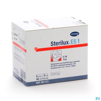 Sterilux Es1 Kp Ster 8pl 5x5cm 40 2050161