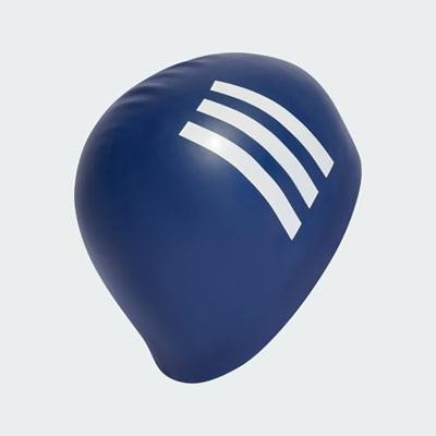 Badmuts Adidas 3 Bandas Blauw Siliconen