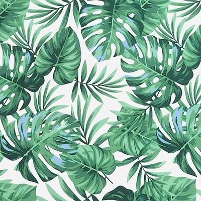 VidaXL Tuinbankkussens 2 st 150x50x7 cm oxford stof bladpatroon - thumbnail
