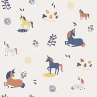 Noordwand Kids Walls Behang met unicorns - 45821 - thumbnail
