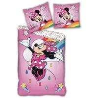Disney Minnie Mouse Dekbedovertrek Rainbows- 140 x 200 cm - Polyester - thumbnail