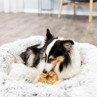 Trixie hondenmand harvey grijs / wit - thumbnail