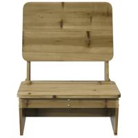 Tuinstoelen 2 st 60x64x70,5 cm gempregneerd hout - thumbnail