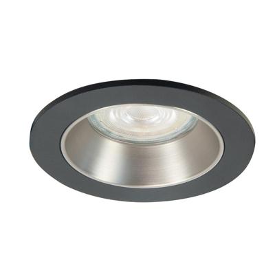 Highlight Design spotDownlights zwart met nikkel Ø 9,4cm - S7831.30