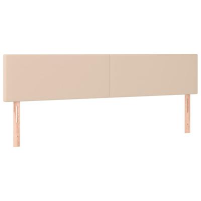Boxspring met matras kunstleer cappuccinokleurig 180x200 cm - thumbnail