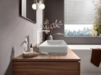 Wastafelmengkraan HansGrohe Vivenis Eengreeps 250 Met Trekwaste Mat Wit - thumbnail