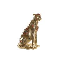 Decoratieve figuren DKD Home Decor Luipaard Hars Koloniaal (25,5 x 17 x 33 cm) - thumbnail