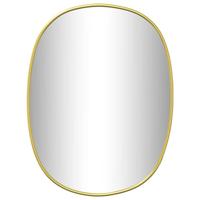 VidaXL Wandspiegel 30x25 cm goudkleurig - thumbnail