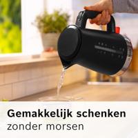 Bosch TWK4M223 MyMoment Waterkoker 1.7L 2400W Zwart/RVS - thumbnail